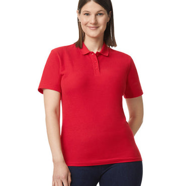 G648L Gildan Ladies' Softstyle Double Pique Polo