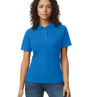 G648L Gildan Ladies' Softstyle Double Pique Polo