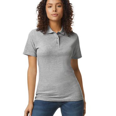 G648L Gildan Ladies' Softstyle Double Pique Polo