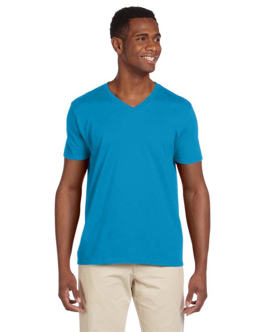 G64V Gildan Adult Softstyle® V-Neck T-Shirt