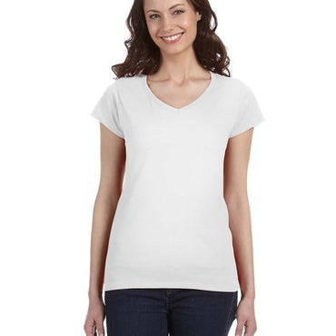 G64VL Gildan Ladies' SoftStyle® Fitted V-Neck T-Shirt