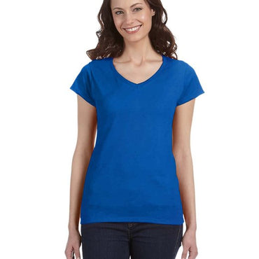 G64VL Gildan Ladies' SoftStyle® Fitted V-Neck T-Shirt