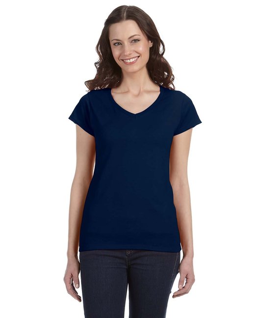 G64VL Gildan Ladies' SoftStyle® Fitted V-Neck T-Shirt