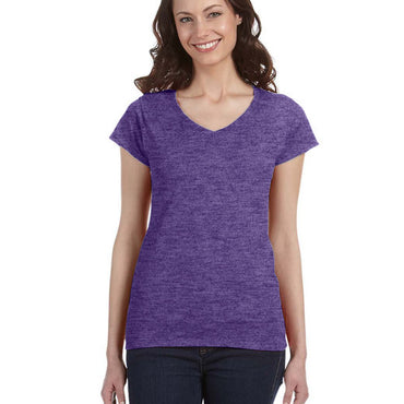 G64VL Gildan Ladies' SoftStyle® Fitted V-Neck T-Shirt