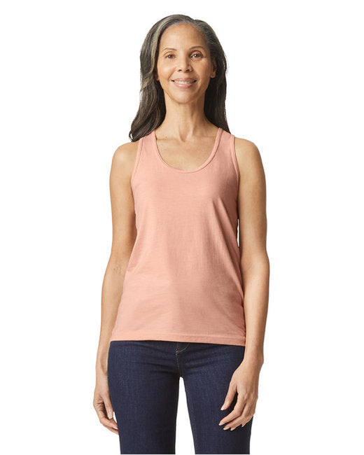 G672L Gildan Ladies' Softstyle CVC Racerback Tank