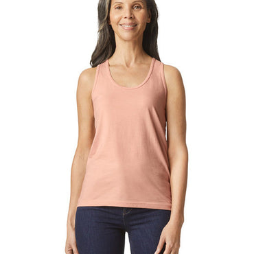 G672L Gildan Ladies' Softstyle CVC Racerback Tank