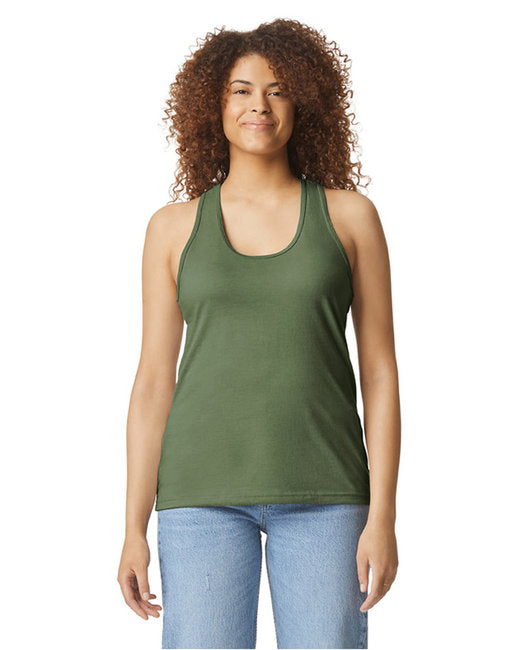 G672L Gildan Ladies' Softstyle CVC Racerback Tank