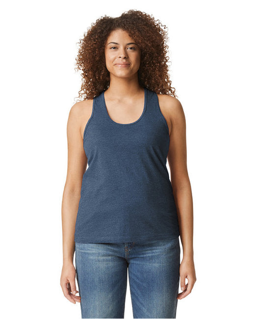 G672L Gildan Ladies' Softstyle CVC Racerback Tank