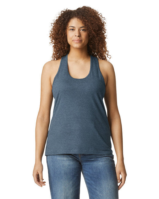 G672L Gildan Ladies' Softstyle CVC Racerback Tank