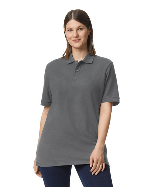 G858 Gildan Unisex Midweight Double Pique Polo