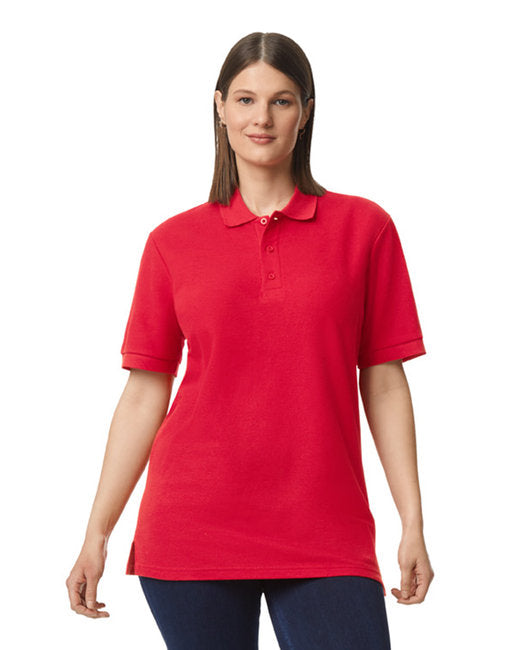 G858 Gildan Unisex Midweight Double Pique Polo