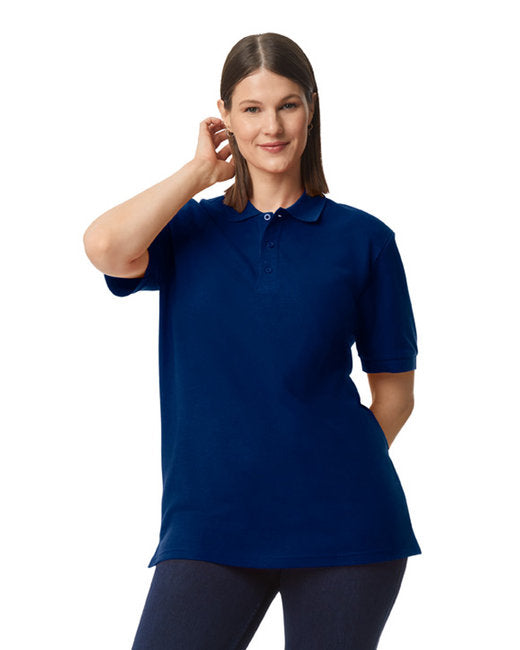 G858 Gildan Unisex Midweight Double Pique Polo