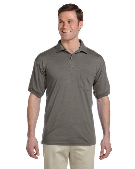 G890 Gildan Adult 6 oz., 50/50 Jersey Polo with Pocket