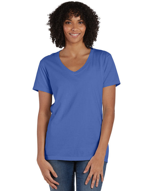 GDH125 ComfortWash by Hanes Ladies' V-Neck T-Shirt