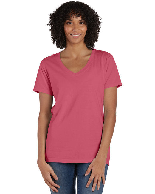 GDH125 ComfortWash by Hanes Ladies' V-Neck T-Shirt