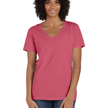 GDH125 ComfortWash by Hanes Ladies' V-Neck T-Shirt