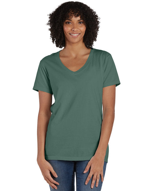 GDH125 ComfortWash by Hanes Ladies' V-Neck T-Shirt