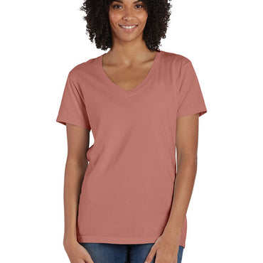 GDH125 ComfortWash by Hanes Ladies' V-Neck T-Shirt