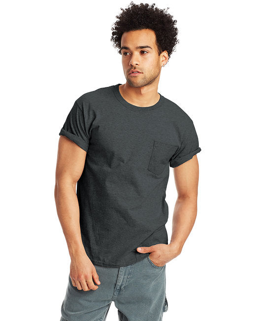 H5590 Hanes Men's Authentic-T Pocket T-Shirt