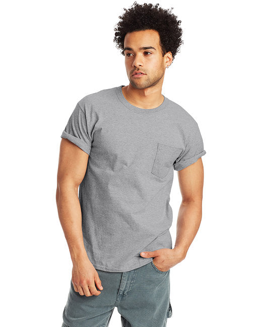 H5590 Hanes Men's Authentic-T Pocket T-Shirt