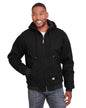 HJ375T Berne Men's Tall Highland Washed Cotton Duck Hooded Jacket