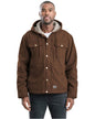 HJ57 Berne Men's Vintage Washed Sherpa-Lined Hooded Jacket
