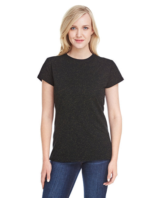 JA8138 J America Ladies' Glitter T-Shirt