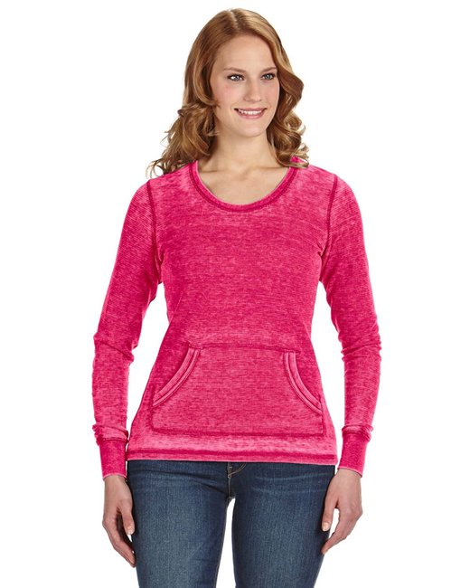 JA8255 J America Ladies' Zen Thermal Long-Sleeve T-Shirt