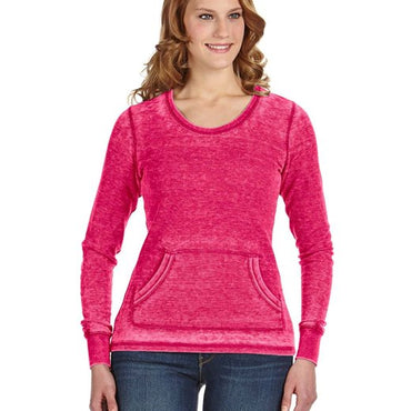 JA8255 J America Ladies' Zen Thermal Long-Sleeve T-Shirt