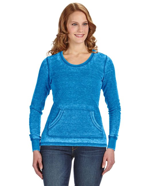 JA8255 J America Ladies' Zen Thermal Long-Sleeve T-Shirt