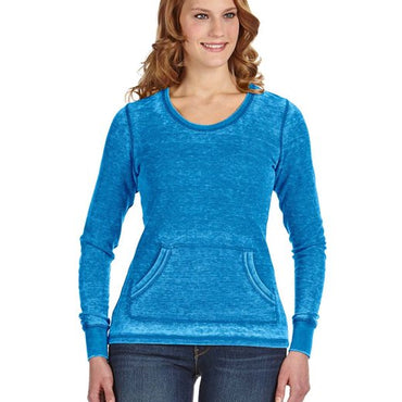 JA8255 J America Ladies' Zen Thermal Long-Sleeve T-Shirt