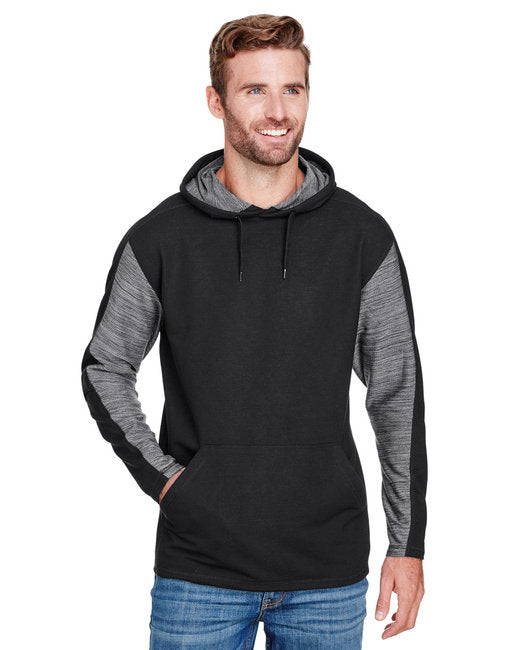 JA8435 J America Adult Omega Stretch Hooded Sweatshirt