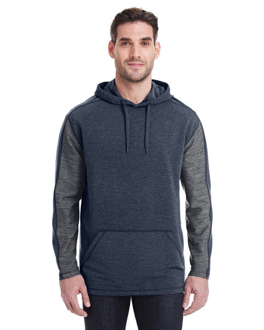 JA8435 J America Adult Omega Stretch Hooded Sweatshirt