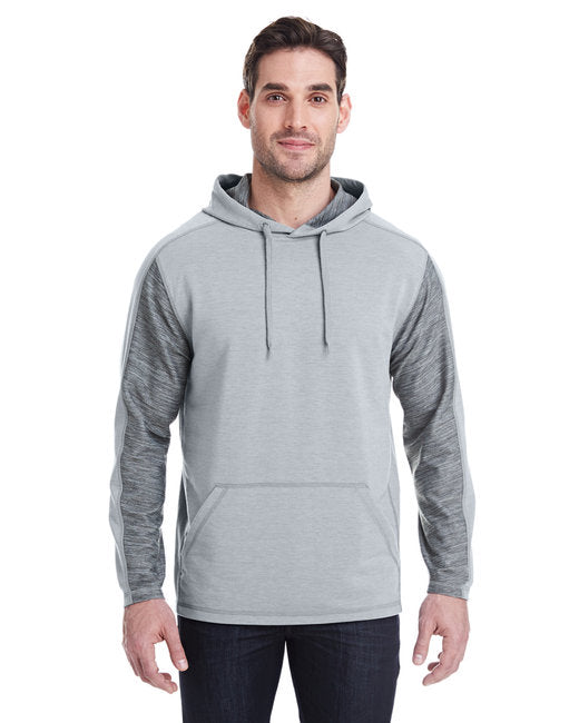 JA8435 J America Adult Omega Stretch Hooded Sweatshirt