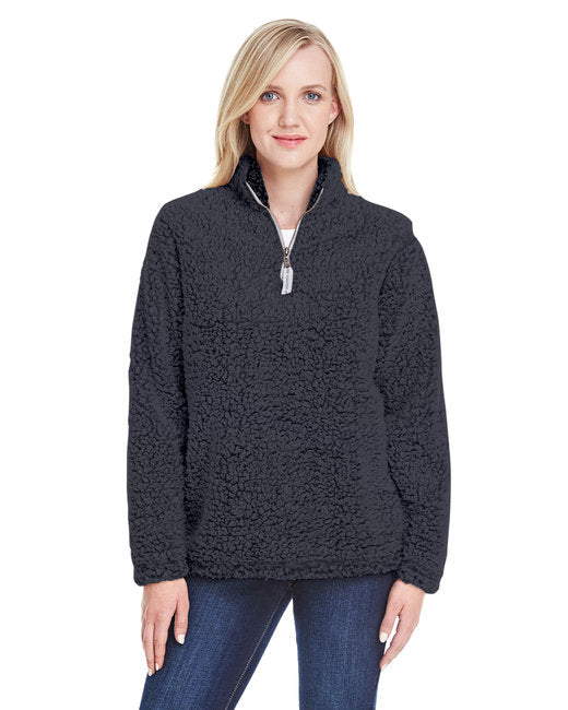 JA8451 J America Ladies' Epic Sherpa 1/4 Zip