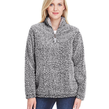 JA8451 J America Ladies' Epic Sherpa 1/4 Zip