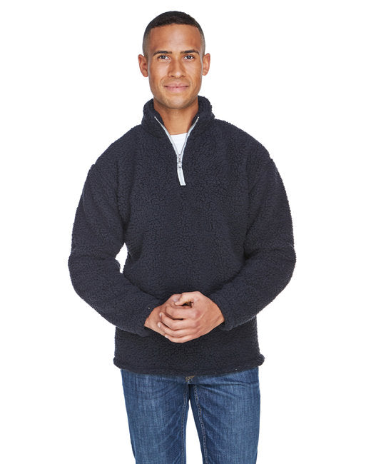 JA8454 J America Adult Epic Sherpa Quarter-Zip