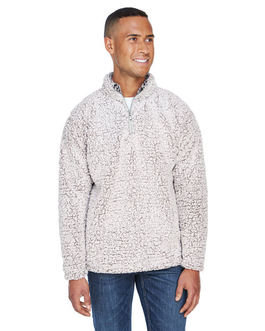 JA8454 J America Adult Epic Sherpa Quarter-Zip