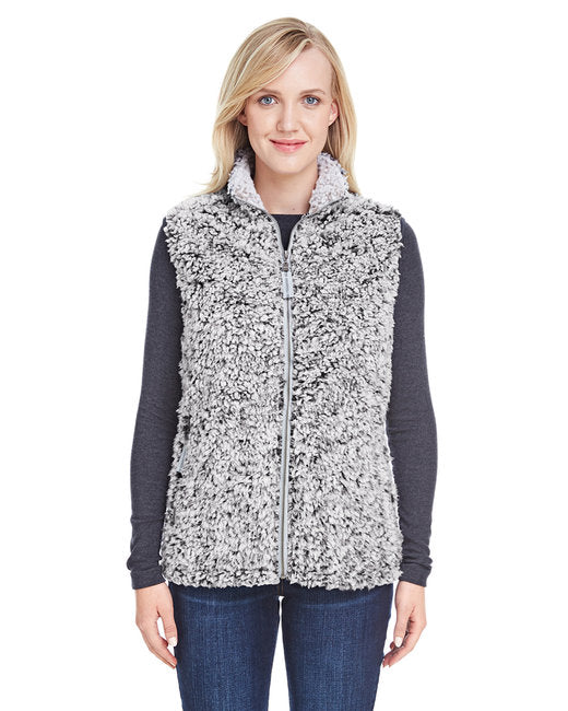 JA8456 J America Ladies' Epic Sherpa Vest