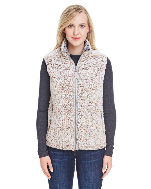 JA8456 J America Ladies' Epic Sherpa Vest