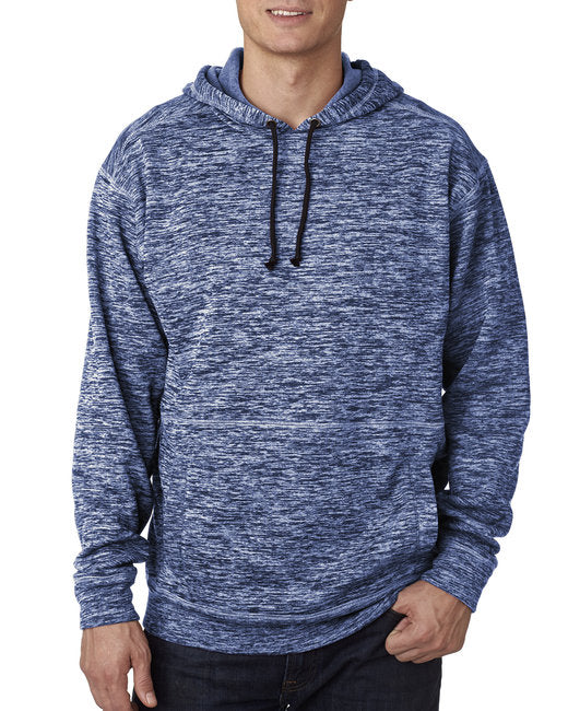 JA8613 J America Adult Cosmic Poly Fleece Hooded Sweatshirt