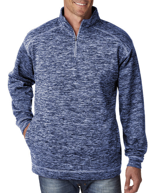 JA8614 J America Adult Cosmic Poly Fleece Quarter-Zip