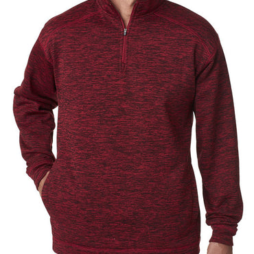 JA8614 J America Adult Cosmic Poly Fleece Quarter-Zip