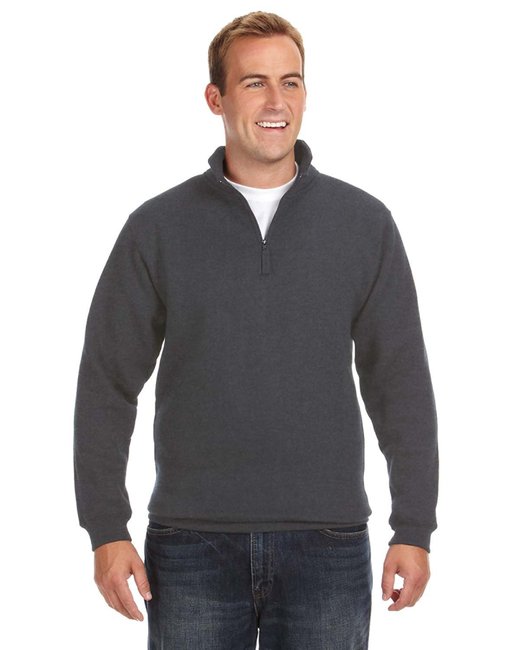 JA8634 J America Adult Heavyweight Fleece Quarter-Zip