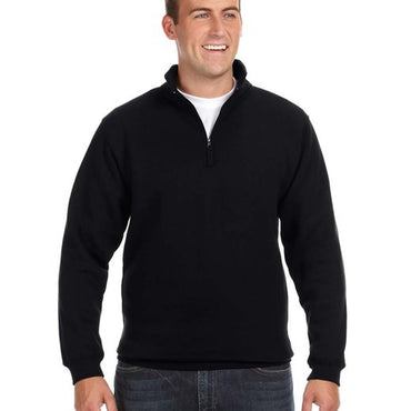 JA8634 J America Adult Heavyweight Fleece Quarter-Zip