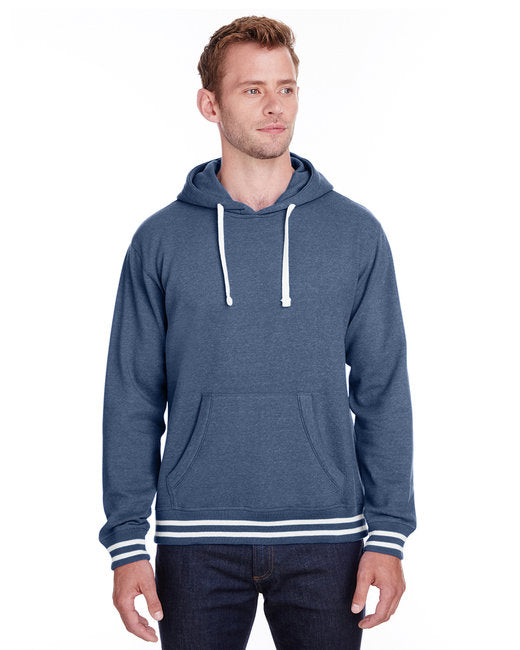 JA8649 J America Adult Relay Hooded Sweatshirt