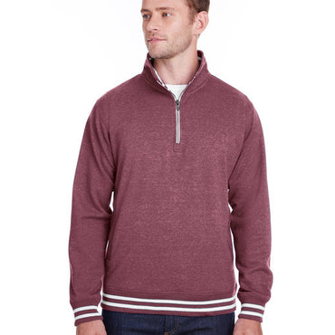 JA8650 J America Adult Relay Quarter-Zip