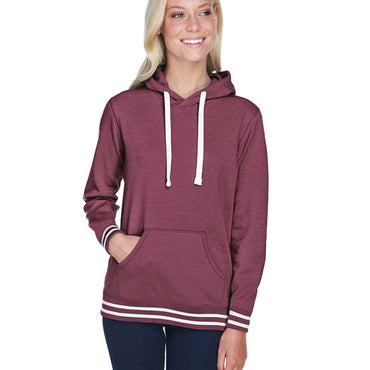 JA8651 J America Ladies' Relay Hooded Sweatshirt