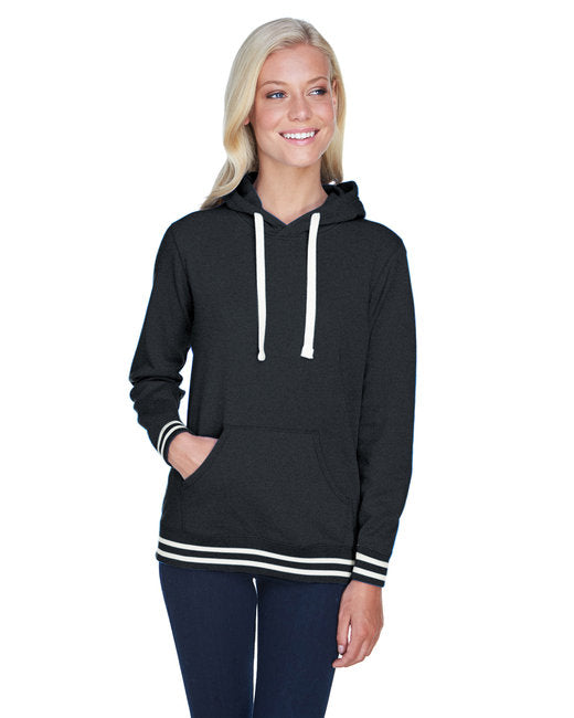 JA8651 J America Ladies' Relay Hooded Sweatshirt