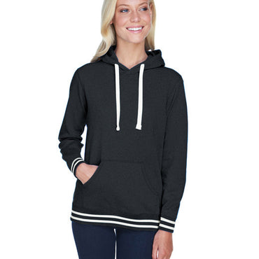 JA8651 J America Ladies' Relay Hooded Sweatshirt